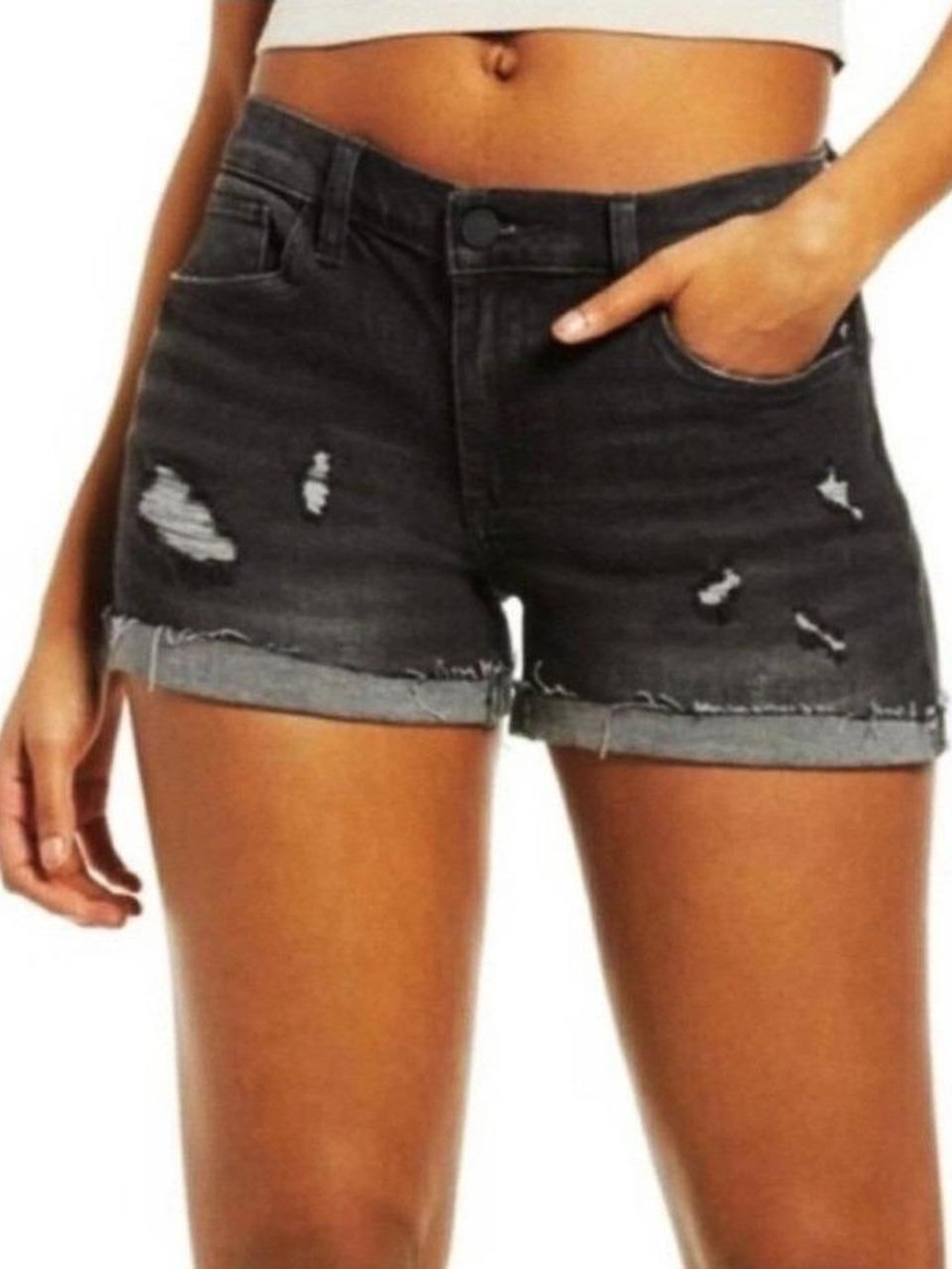 Blanknyc -Women's The Fulton Roll Up Short